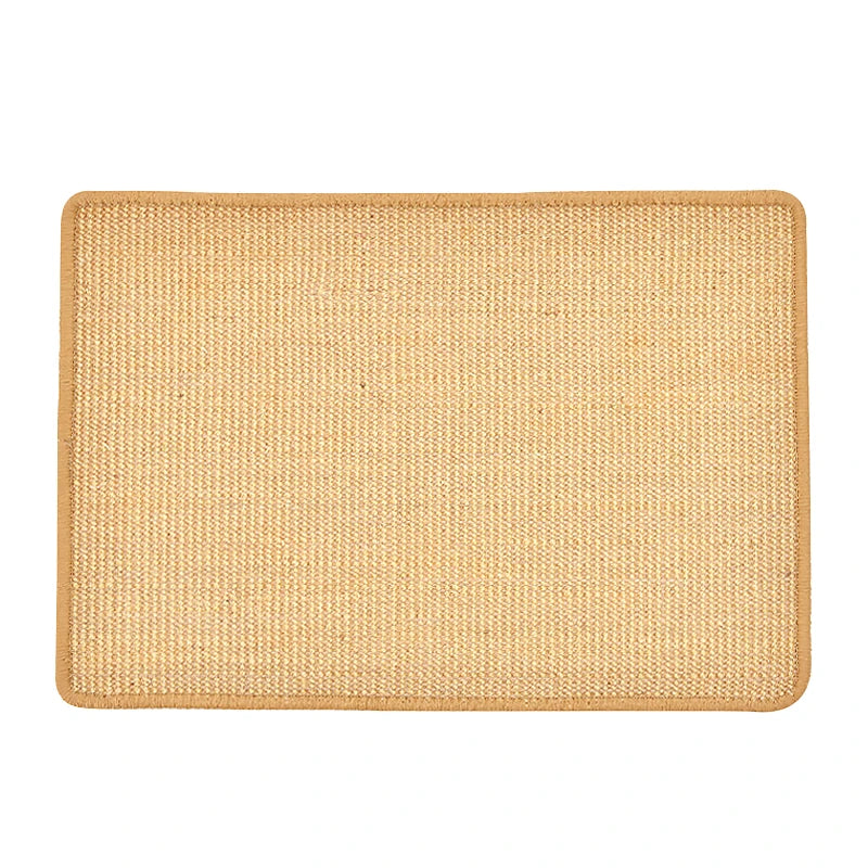 Sisal Cat Scratching Mat - Furniture Protector for Cats and Scratchers for Nail Maintenance