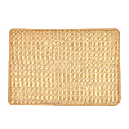 Sisal Cat Scratching Mat - Furniture Protector for Cats and Scratchers for Nail Maintenance