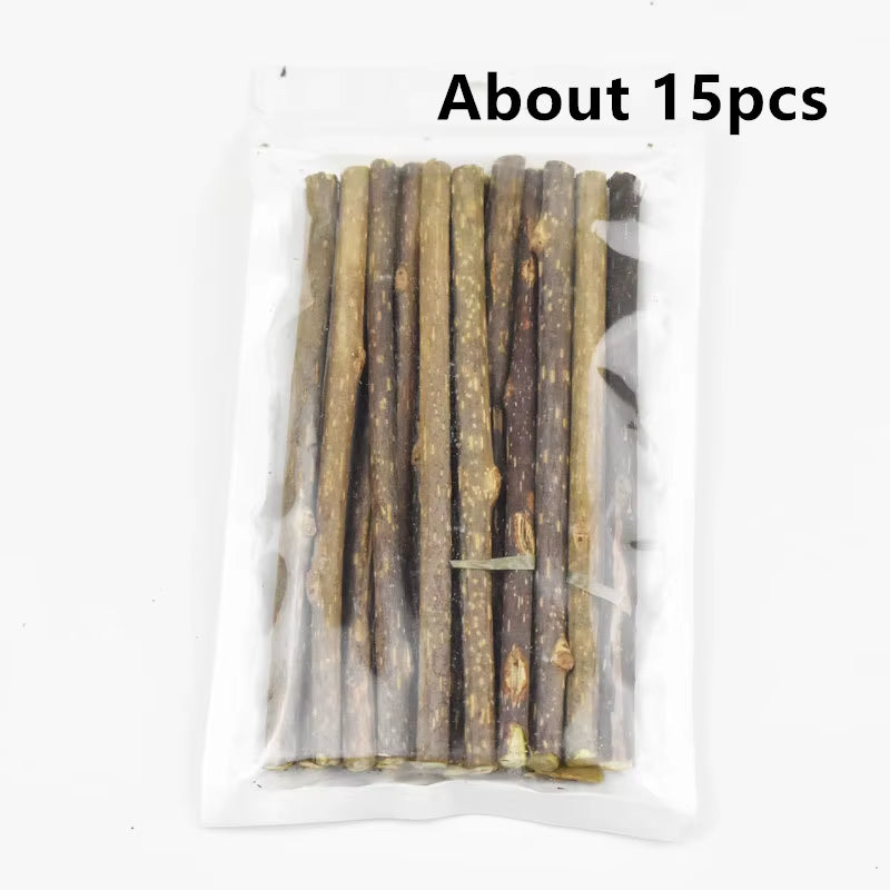 Natural Catnip Dental Chew Sticks for Cats - Safe Oral Care Treats and Pet Supplies