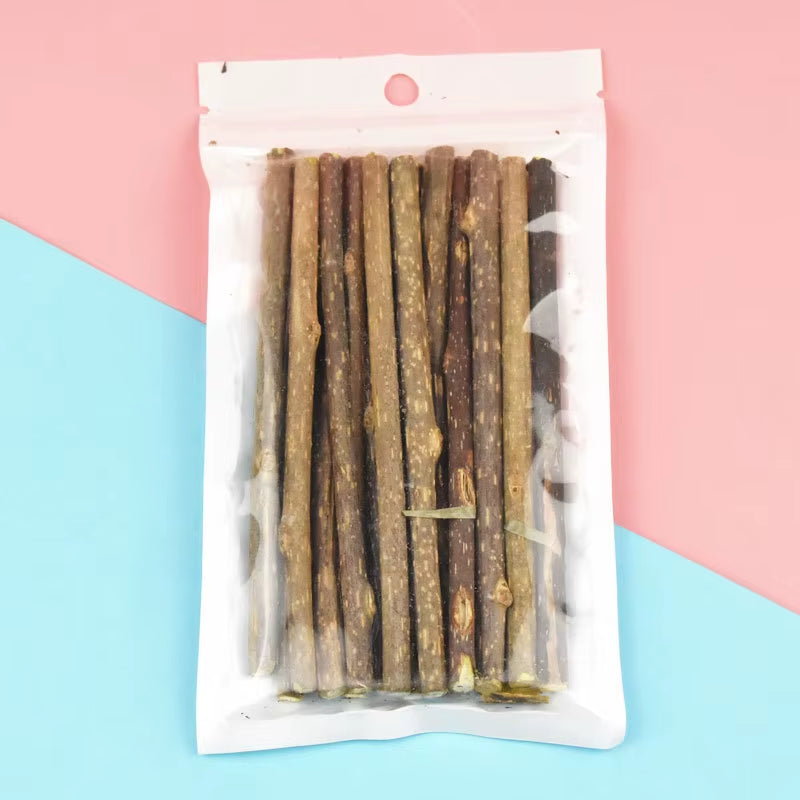 Natural Catnip Dental Chew Sticks for Cats - Safe Oral Care Treats and Pet Supplies